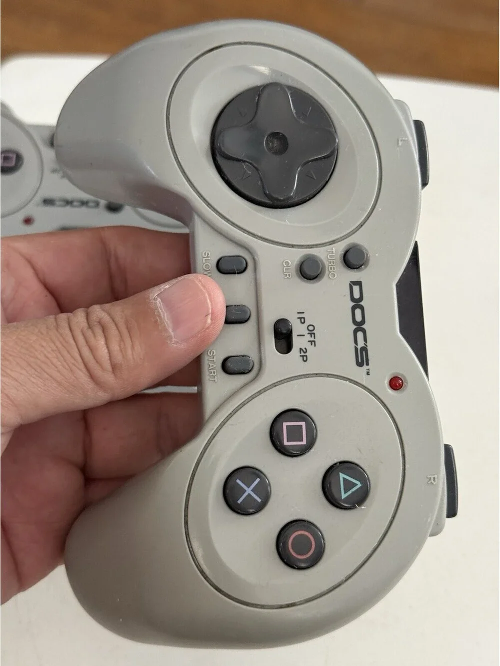 Two Wireless Playstation Controller Ps1 Docs W/ Receiver (Read Description)